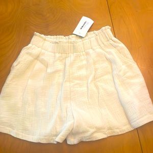 Wishlist brand cream cotton gauze shirts. Fully lined, with pockets. NWT